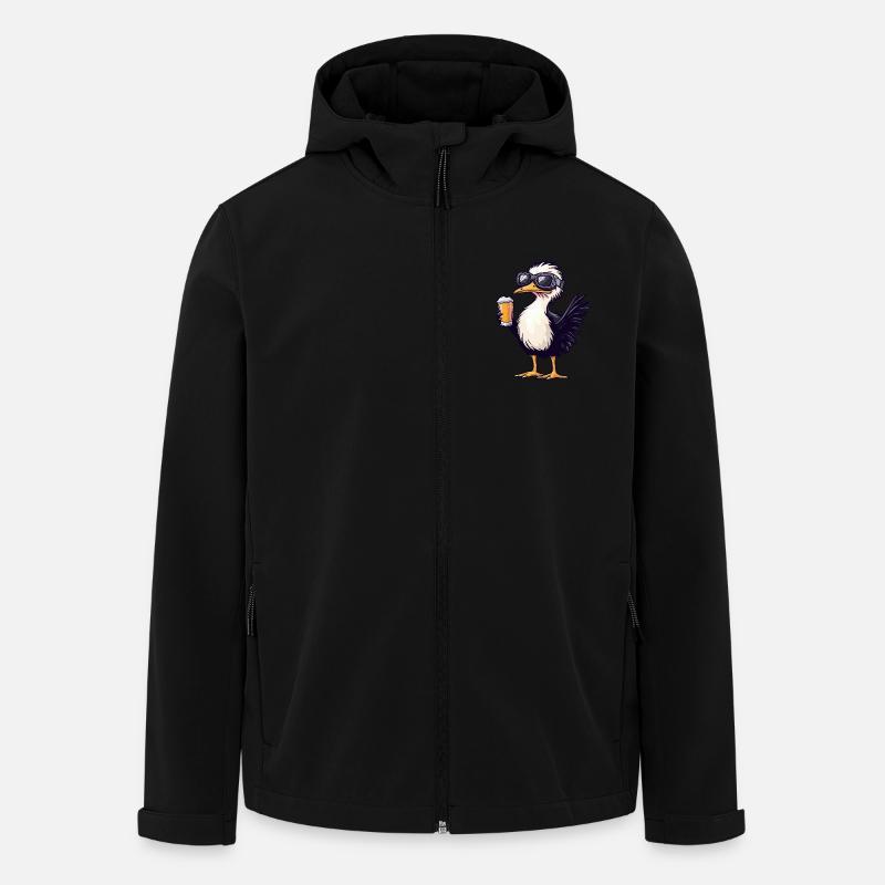 Strauss après-ski beer - Men’s Recycled Softshell Jacket by Stanley/Stella - black