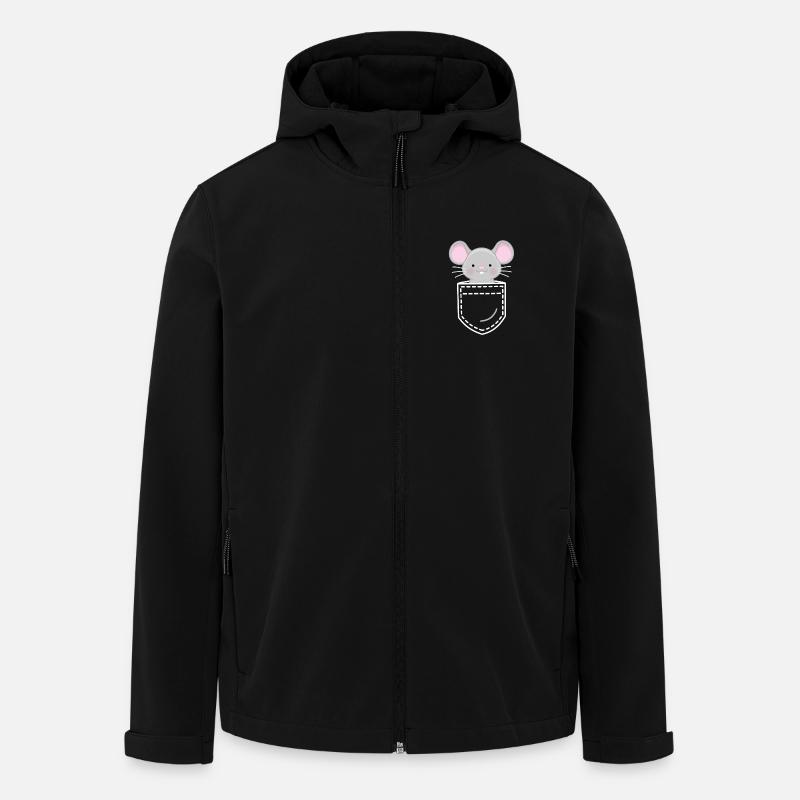 Souris Souris - Veste softshell homme en polyester recyclé Stanley/Stella - noir