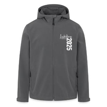 Ausbildung Abschluss 2025 - Recycelte Männer Softshell-Jacke von Stanley/Stella - Schwarz - Vorne - AI Model Male 185 light (185cm)