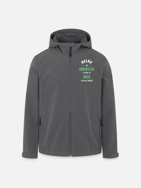 School caretaker - Men’s Recycled Softshell Jacket by Stanley/Stella - black