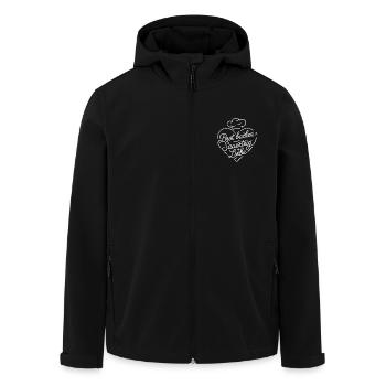 Brot Backen mit Sauerteig und Liebe - Recycelte Männer Softshell-Jacke von Stanley/Stella - Schwarz - Vorne - AI Model Male 185 light (185cm)