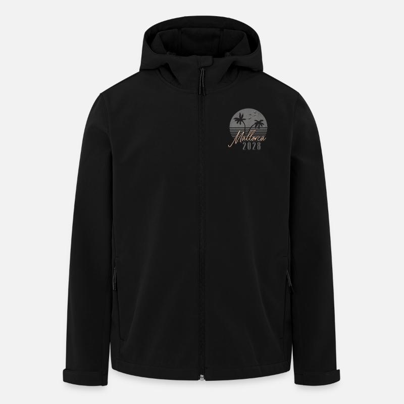 Mallorca 2028 - Men’s Recycled Softshell Jacket by Stanley/Stella - black