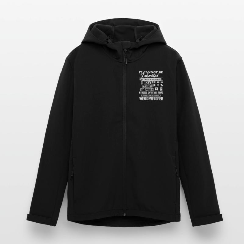 Web Developer Forever The Title Web Developer Men’s Recycled Softshell Jacket by Stanley/Stella