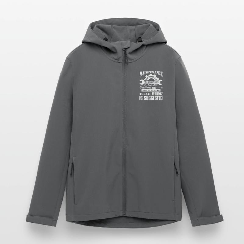 Maintenance Technician Having Technical Problems Men’s Recycled Softshell Jacket Discoverer by Stanley/Stella