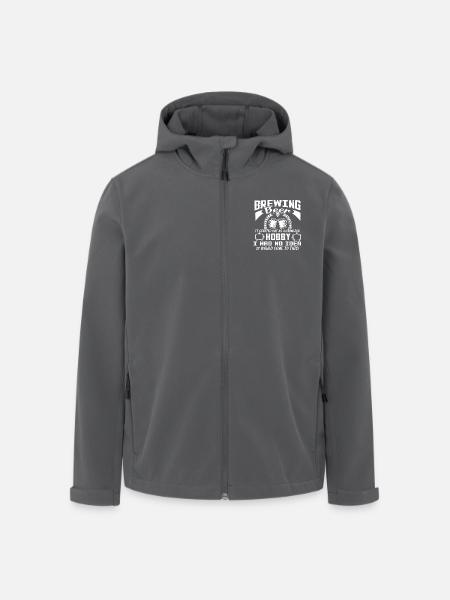 Beer Brewing Love Beer Brewing - Men’s Recycled Softshell Jacket by Stanley/Stella - black