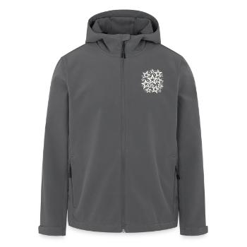 Star Star Gift Starry Sky - Men’s Recycled Softshell Jacket by Stanley/Stella - black - Front - AI Model Male 185 light (185cm)