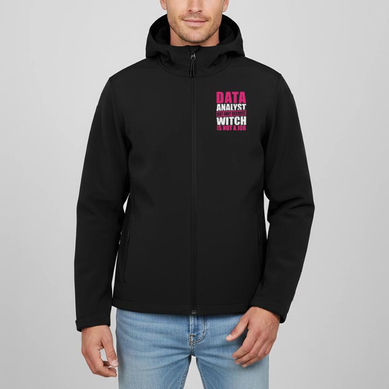 Geek Data Collector Data Analysis Data Science Men’s Recycled Softshell Jacket by Stanley/Stella
