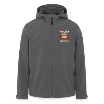 Cornhole and Cervezas Cinco de Mayo Cornhole - Men’s Recycled Softshell Jacket by Stanley/Stella - anthracite - Front - AI Model Male 185 light (185cm)
