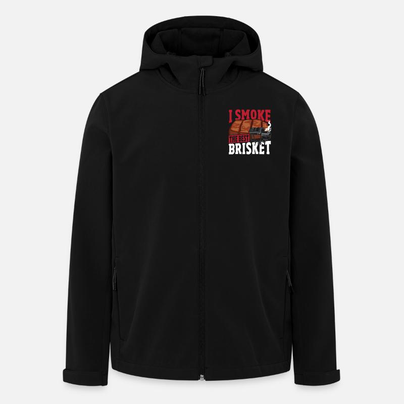 Grillfleisch Gegrilltes geräuchertes Rindfleisch - Recycelte Männer Softshell-Jacke von Stanley/Stella - Schwarz