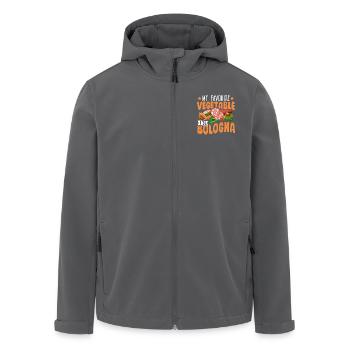 Bologna -Fleisch -Gemüse -Baloney -Sandwich - Recycelte Männer Softshell-Jacke von Stanley/Stella - Anthrazit - Vorne - AI Model Male 185 light (185cm)
