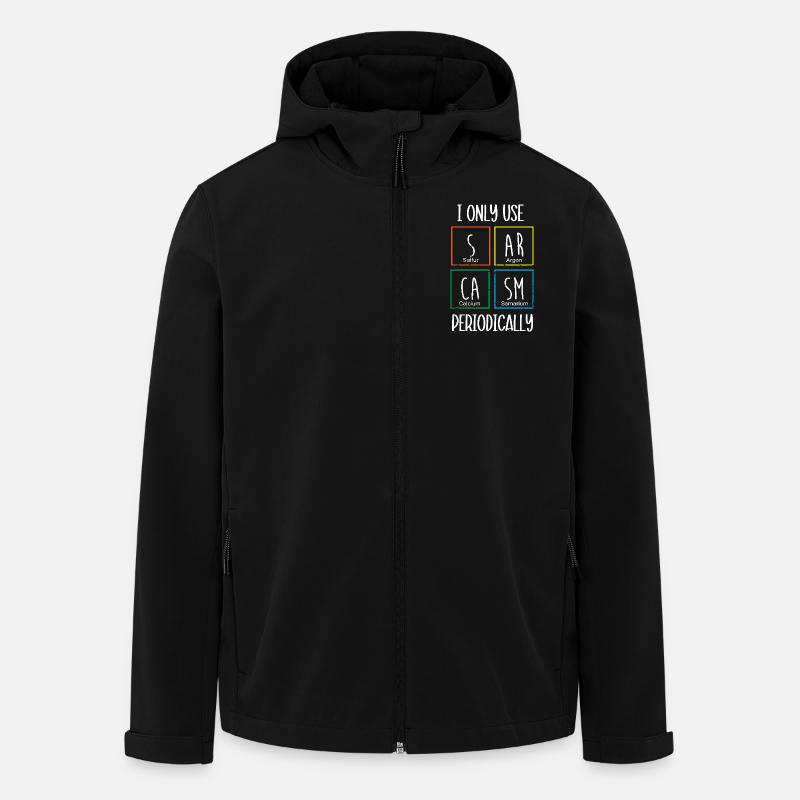 Periodensystem - Recycelte Männer Softshell-Jacke von Stanley/Stella - Schwarz