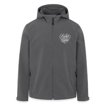 Brot Backen mit Sauerteig und Liebe - Recycelte Männer Softshell-Jacke von Stanley/Stella - Anthrazit - Vorne - AI Model Male 185 light (185cm)
