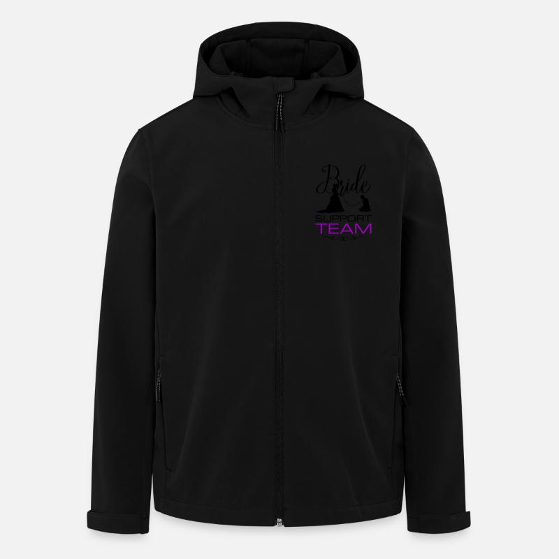 Braut Support Team Hochzeit - Recycelte Männer Softshell-Jacke von Stanley/Stella - Schwarz