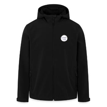 eifach nöd. - Recycelte Männer Softshell-Jacke von Stanley/Stella - Schwarz - Vorne - AI Model Male 185 light (185cm)