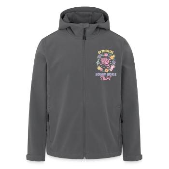 Mein Offizielles Hobby Horse Shirt - Geschenk - Recycelte Männer Softshell-Jacke von Stanley/Stella - Schwarz - Vorne - AI Model Male 185 light (185cm)