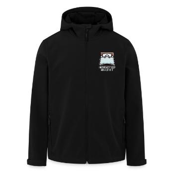 J’AI BESOIN DE SOMMEIL RÉPARATEUR ET DE BEAUCOUP DE SOMMEIL - Veste softshell homme en polyester recyclé Stanley/Stella - noir - Devant - AI Model Male 185 light (185cm)