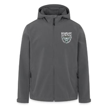 VOLER HAUT EN PENSANT PLUS GRAND - AIGLE ET ÉLÉPHANT - Veste softshell homme en polyester recyclé Stanley/Stella - charbon - Devant - AI Model Male 185 light (185cm)