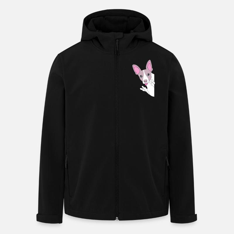 Rat Terrier - Veste softshell homme en polyester recyclé Stanley/Stella - noir