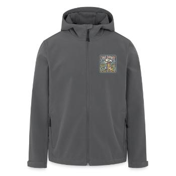 Line Dance meine Passion mein Glück - Recycelte Männer Softshell-Jacke von Stanley/Stella - Schwarz - Vorne - AI Model Male 185 light (185cm)
