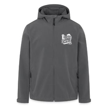 Line Dancing Country Dance - Line Dance Tanzen - Men’s Recycled Softshell Jacket by Stanley/Stella - anthracite - Front - AI Model Male 185 light (185cm)