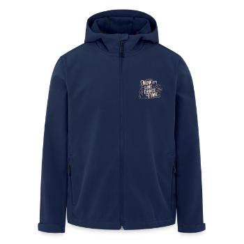 It's line dance time - line dancing my passion - Men’s Recycled Softshell Jacket by Stanley/Stella - navy - Front - AI Model Male 185 light (185cm)