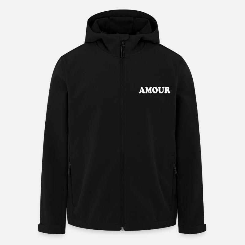 Amour - Men’s Recycled Softshell Jacket by Stanley/Stella - black