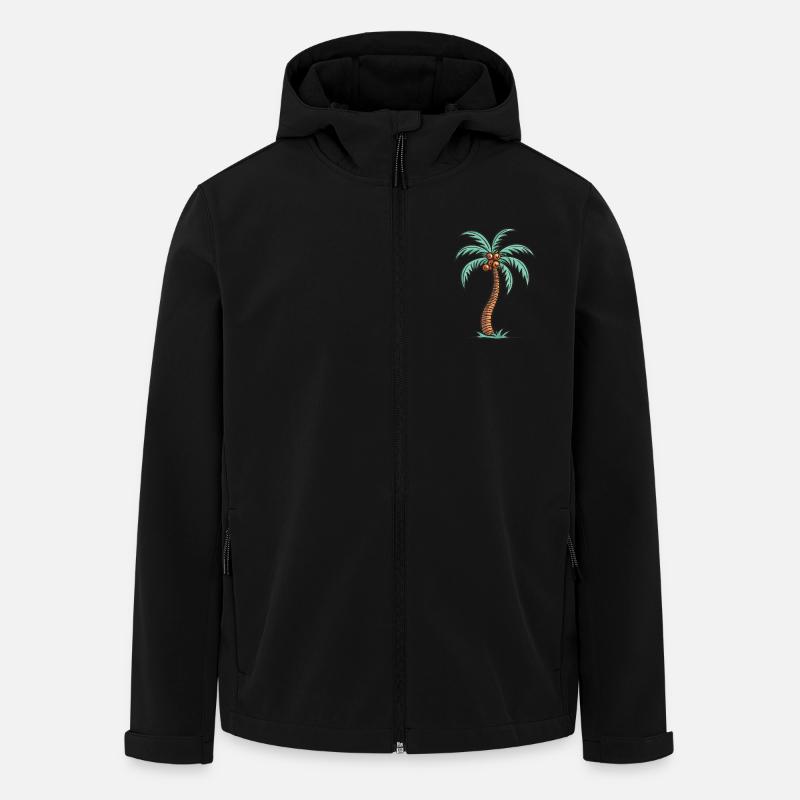 Palm Island - Men’s Recycled Softshell Jacket by Stanley/Stella - black