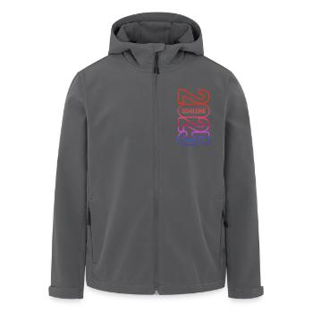Schulkind 2025 - Erste Klasse - Einschulung - Recycelte Männer Softshell-Jacke von Stanley/Stella - Schwarz - Vorne - AI Model Male 185 light (185cm)