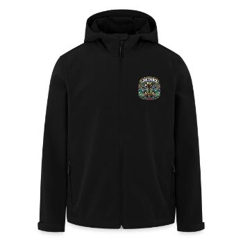 Line Dance Linedance meine Passion mein Glück - Recycelte Männer Softshell-Jacke von Stanley/Stella - Schwarz - Vorne - AI Model Male 185 light (185cm)