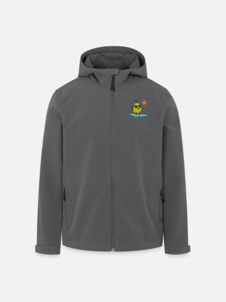 Sporty pear - Men’s Recycled Softshell Jacket by Stanley/Stella - black