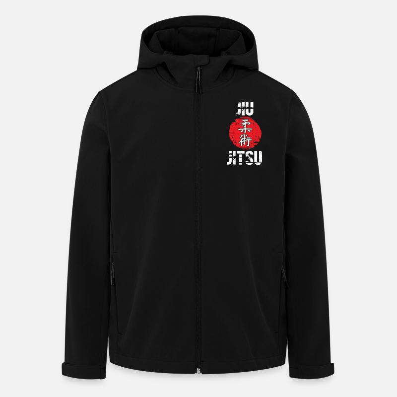 Jiu Jitsu Self Defense - Men’s Recycled Softshell Jacket by Stanley/Stella - black