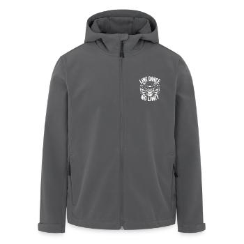 Line Dance Skull with Stetson and Boots and Lasso - Men’s Recycled Softshell Jacket by Stanley/Stella - black - Front - AI Model Male 185 light (185cm)