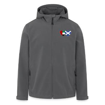 Vereinigte Arabische Emirate Schottland Flagge - Recycelte Männer Softshell-Jacke von Stanley/Stella - Schwarz - Vorne - AI Model Male 185 light (185cm)
