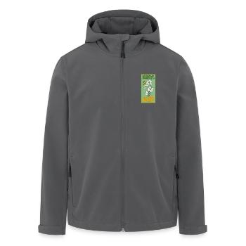 Nature - Veste softshell homme en polyester recyclé Stanley/Stella - noir - Devant - AI Model Male 185 light (185cm)