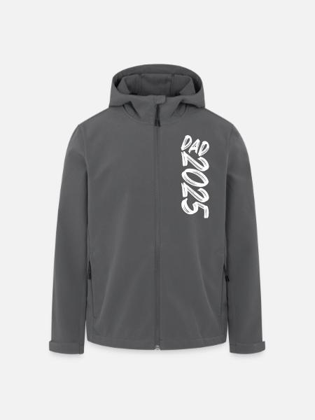 Dad 2025 - Recycelte Männer Softshell-Jacke von Stanley/Stella - Schwarz