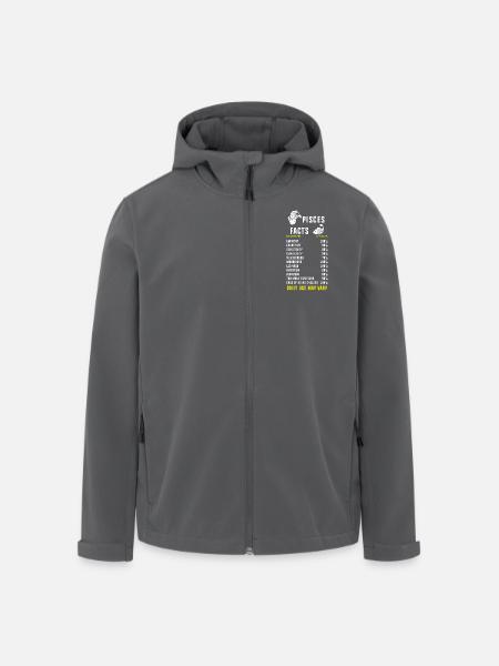 Sternzeichen Fische - Recycelte Männer Softshell-Jacke von Stanley/Stella - Schwarz
