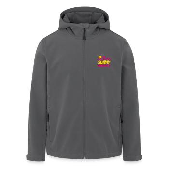 Sunny Summer Moments Vibes Sommer Sonne - Recycelte Männer Softshell-Jacke von Stanley/Stella - Schwarz - Vorne - AI Model Male 185 light (185cm)