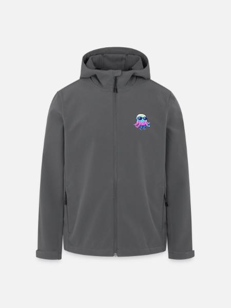 Jellyfish Cool Summer - Men’s Recycled Softshell Jacket by Stanley/Stella - black