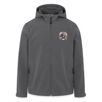 Muscles du tigre - Veste softshell homme en polyester recyclé Stanley/Stella - noir - Devant - AI Model Male 185 light (185cm)