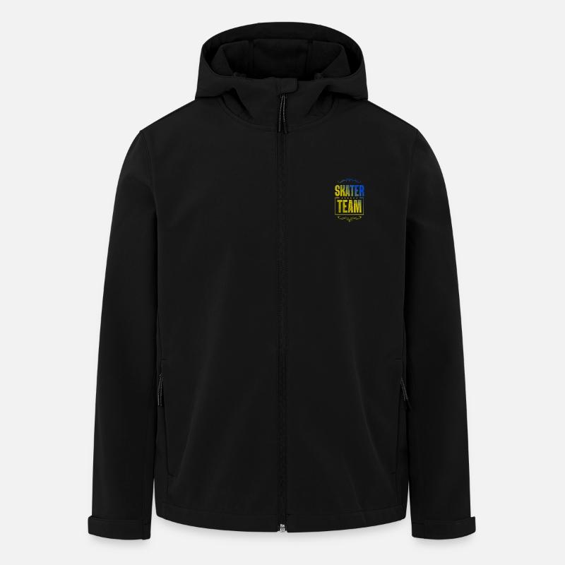 Skater Crew - Recycelte Männer Softshell-Jacke von Stanley/Stella - Schwarz