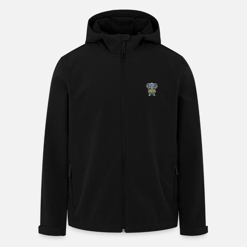 Mammut Bande dessinée Cool Été - Veste softshell homme en polyester recyclé Stanley/Stella - noir