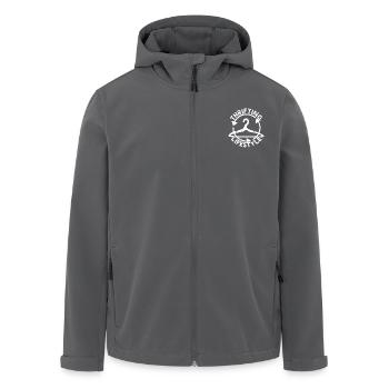 Thrift Shop Thrifting Lifestyle Love Thrifting - Recycelte Männer Softshell-Jacke von Stanley/Stella - Anthrazit - Vorne - AI Model Male 185 light (185cm)