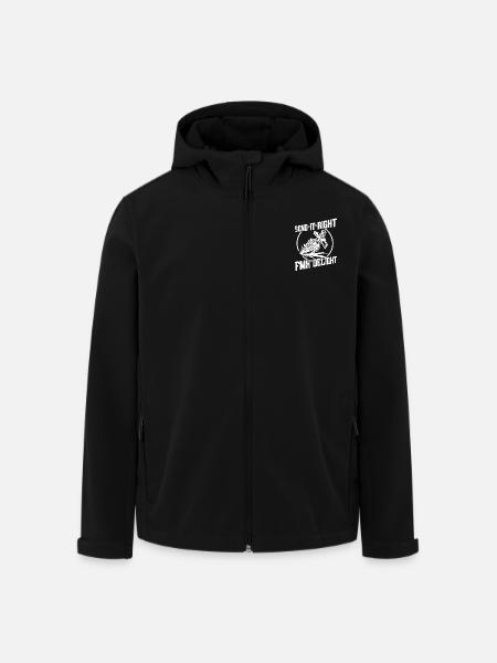Dirt Bike Rider FMX Delight MX Motocross Supercross - Men’s Recycled Softshell Jacket by Stanley/Stella - black