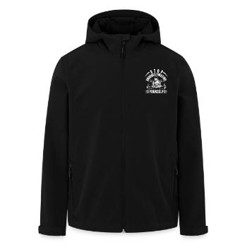 Powerlifting Bodybuilder Stop Yourself Gym - Men’s Recycled Softshell Jacket by Stanley/Stella - black - Front - AI Model Male 185 light (185cm)