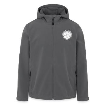 Morchelpilze Es Pilzt Wieder Pilzjäger - Recycelte Männer Softshell-Jacke von Stanley/Stella - Anthrazit - Vorne - AI Model Male 185 light (185cm)