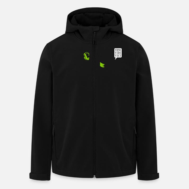 Gottesanbeterin / mantis (1c) - Recycelte Männer Softshell-Jacke von Stanley/Stella - Schwarz