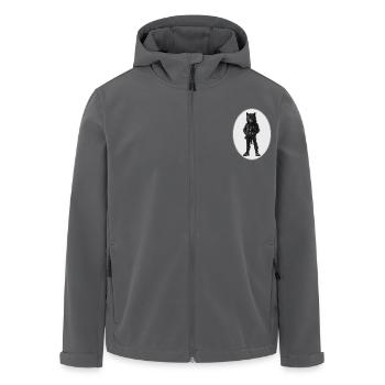 Wolf - Recycelte Männer Softshell-Jacke von Stanley/Stella - Anthrazit - Vorne - AI Model Male 185 light (185cm)