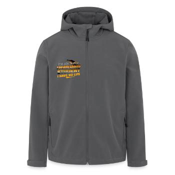 Drôle Je suis un étudiant en ingénierie Je n’ai pas de vie - Veste softshell homme en polyester recyclé Stanley/Stella - charbon - Devant - AI Model Male 185 light (185cm)