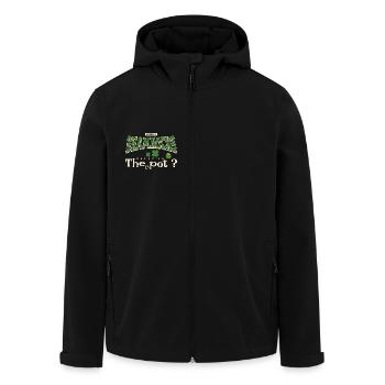 Vergiss Kleeblätter Wo ist der Pot Fun Irischer Feiertag - Recycelte Männer Softshell-Jacke von Stanley/Stella - Schwarz - Vorne - AI Model Male 185 light (185cm)