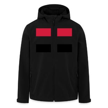 Egypt (flag) - Men’s Recycled Softshell Jacket by Stanley/Stella - black - Front - AI Model Male 185 light (185cm)